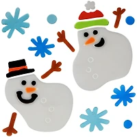 Double-Sided Christmas Gel Window Clings, 6ct.