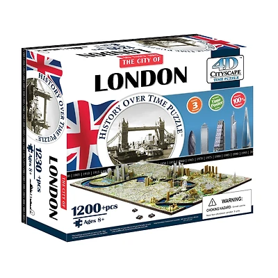 4D™ Cityscape London, England History Over Time Puzzle™