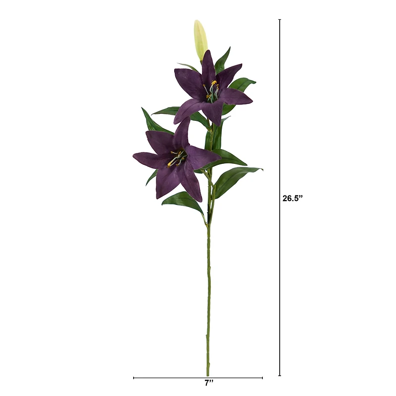 Lily Artificial Flower Stem