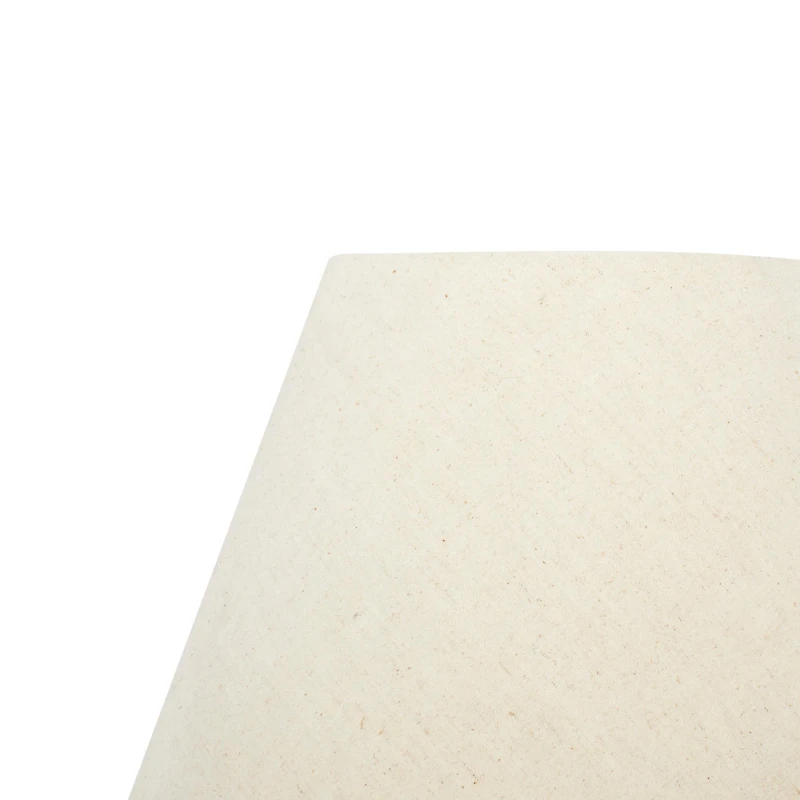 Brown Jute Rope and Iron Rustic Table Lamp, 29" x 15" x 15"