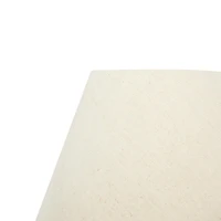 Brown Jute Rope and Iron Rustic Table Lamp, 29" x 15" x 15"