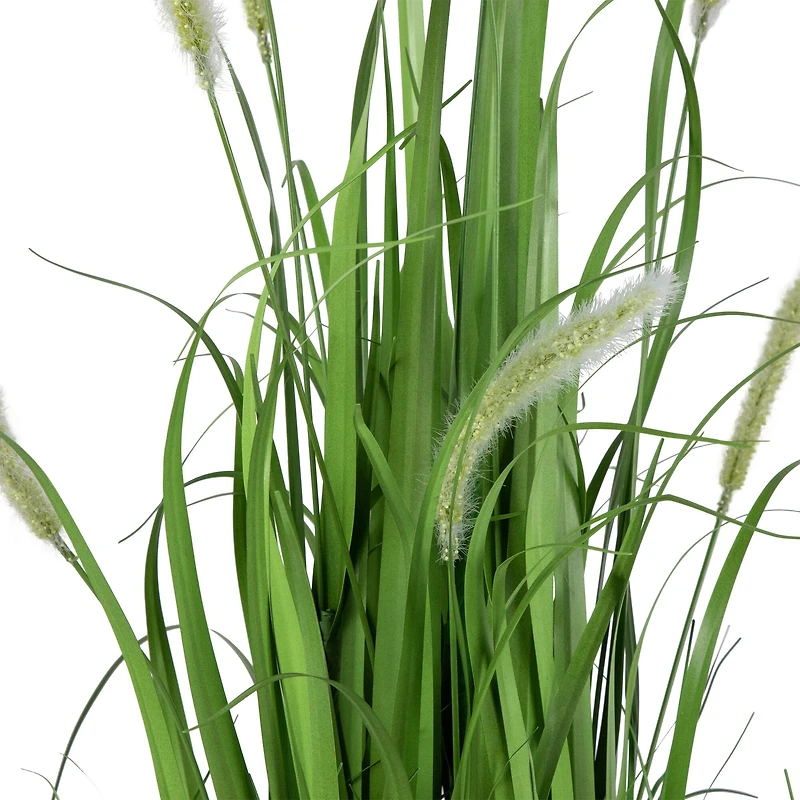 3ft. Potted Green Artificial Onion Grass Plant