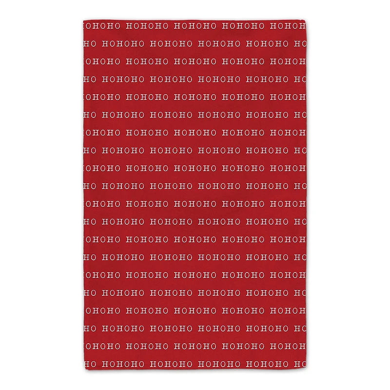 This Houbelieves Santa Hohoho Tea Towels - Set of 2