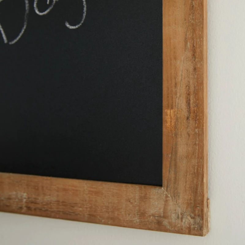 Brown Wall Mounted Chalkboard