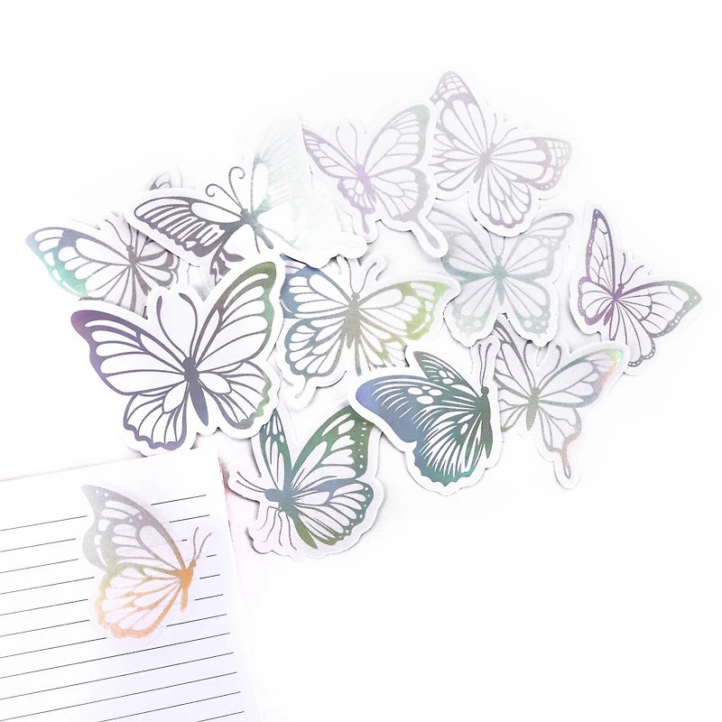Holographic Butterfly Vinyl Die-Cut Stickers by Recollections™