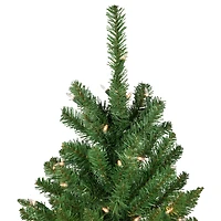 4.5ft. Pre-Lit White River Fir Artificial Christmas Tree, Clear Lights