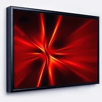 Designart - Red and Yellow Rays