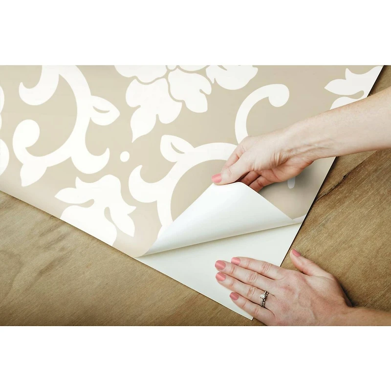 RoomMates Damask Peel & Stick Wallpaper