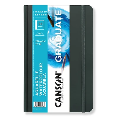 Canson® 5.5" x 8.5" Graduate Watercolor Book