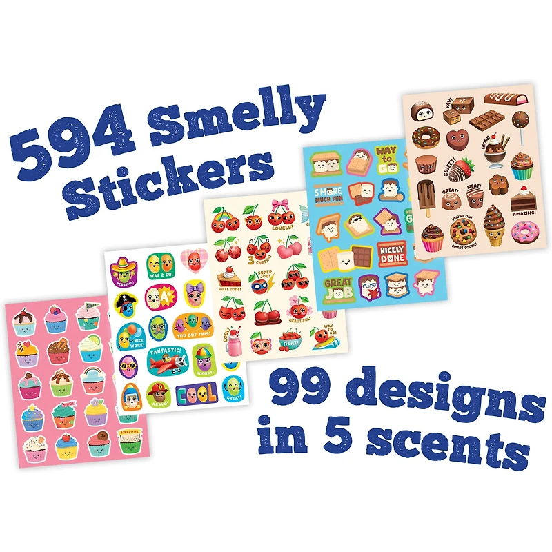 Teacher Created Resources® Sweet Treats Smelly Stickers, 594 Stickers