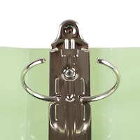 JAM Paper 1.5" Glass Twill Plastic Mini Binders, 6ct.