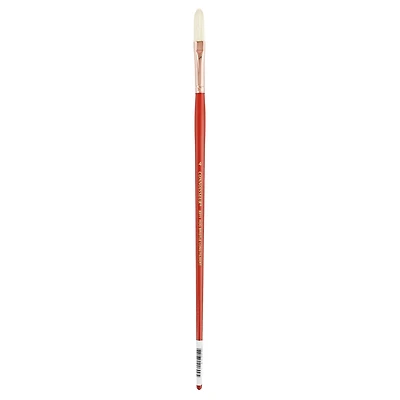 Connoisseur® White Hog Bristle Long Handle Long Filbert Brush