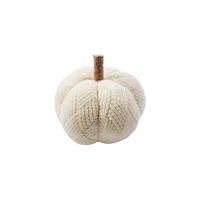 7.5" Soft Diamond Knit Pumpkin Tabletop Décor by Ashland