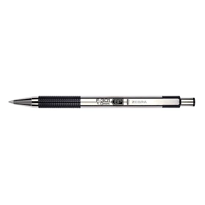 Zebra F-301 1mm Black Retractable Ballpoint Pen