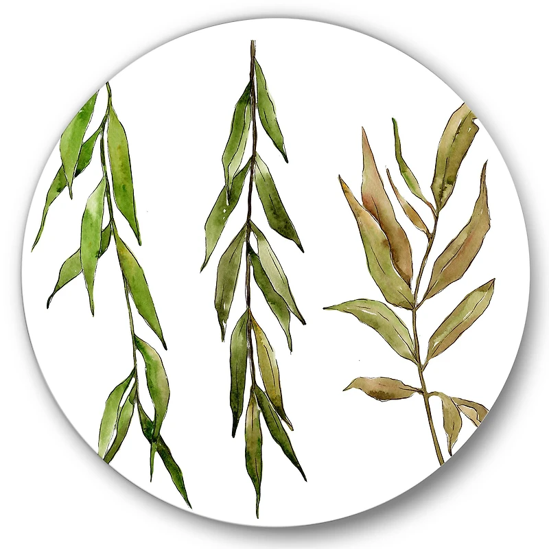 Designart - Abstract Geometric Landscape With Hills