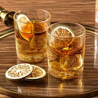 JoyJolt® 10oz. Gatsby Art Deco Whiskey Glass Set, 6ct.
