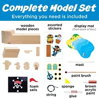 Creativity for Kids® Buildeez!™ The Sea Skull Pirate Ship Wooden Model Set