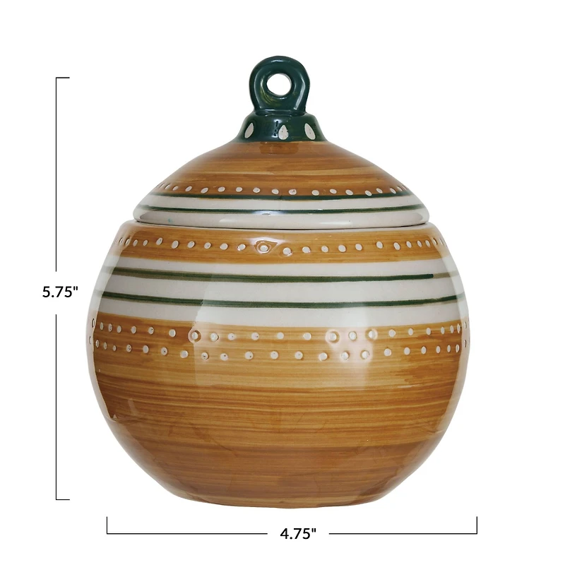 Hello Honey® 5.75" Wax Relief Ornament Stoneware Jar