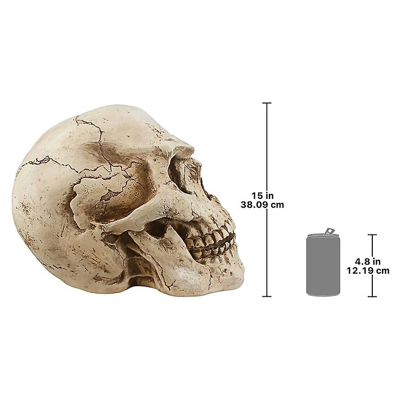 Design Toscano Sinister Simon Giant Skull Sculpture