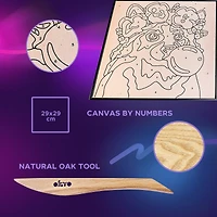 OKTO Raccoon Clay by Numbers Kit