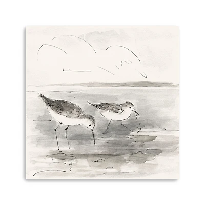 Sand Piper I Canvas Giclee