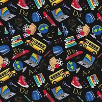 Fabric Traditions School Supply Toss Cotton Fabric