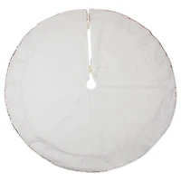 DII® Cream Sequin Velvet Holiday Tree Skirt