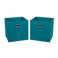 2 Pack Household Essentials 13" Fabric Storage Bins