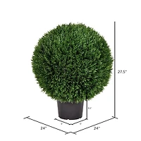 2ft. Potted Green Cedar Ball