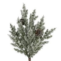 23.5" Snowy Pine & Pinecone Deluxe Bush by Ashland®