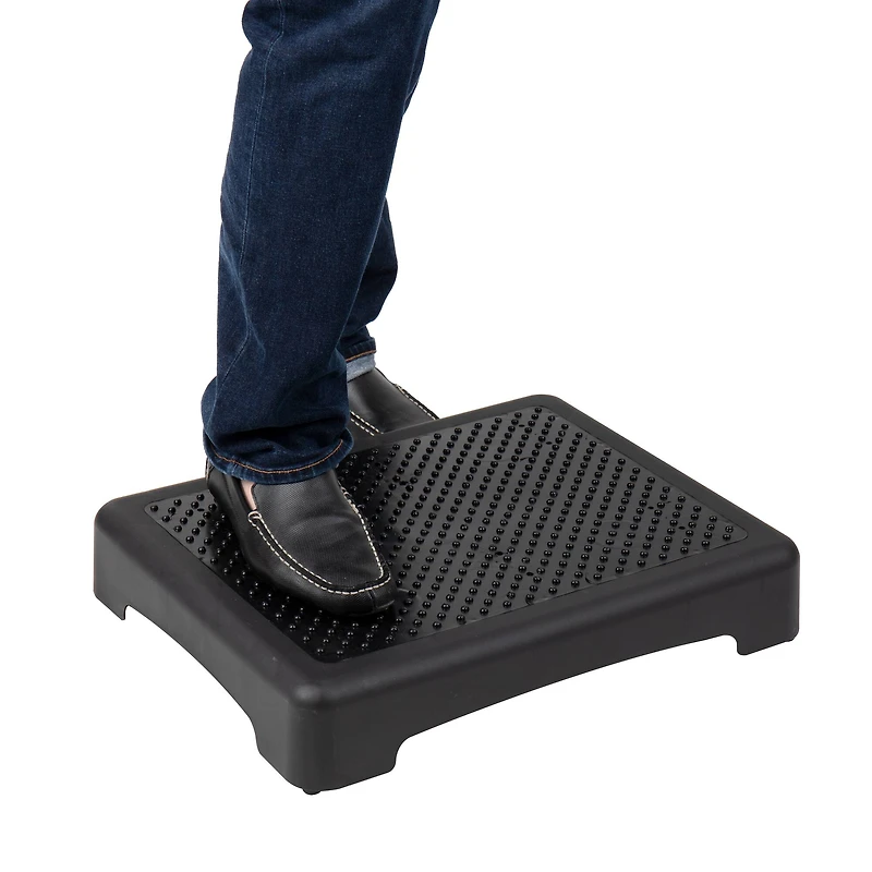 Mind Reader Anchor Collection Black Indoor Platform Booster Step