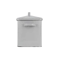 Hello Honey® Enameled Metal Distressed "BREAD" Box with Lid