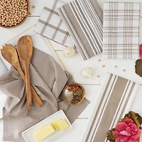 DII® Assorted Brown Woven Dishtowel (Set of 5)