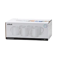 6 Packs: 6 ct. (36 total) Cricut® 12oz. White Ceramic Mug Blanks