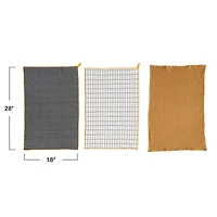 Multi Cotton Tea Towels Set, 3ct.