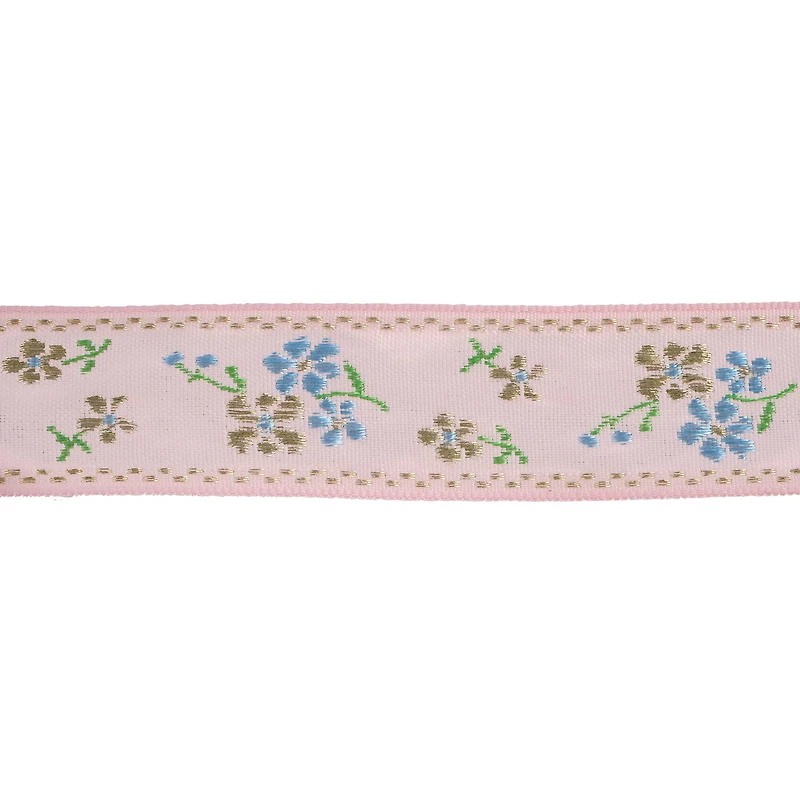 1" x 3yd. Floral Jacquard Ribbon by Ashland®