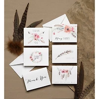 JAM Paper Blank Free Spirit Thank You Cards Set, 36ct.