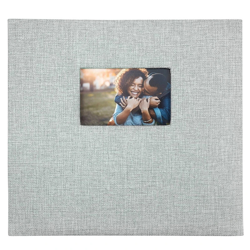 Gray Burlap Scrapbook Album by Recollections™