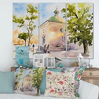 Designart - Rustic Church In The Village