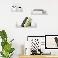 NEX™ Rustic Gray Floating Shelves Set