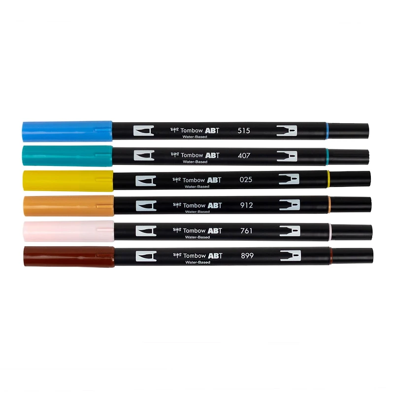 Tombow Bird Manga Illustration Dual Brush Pen Art Set