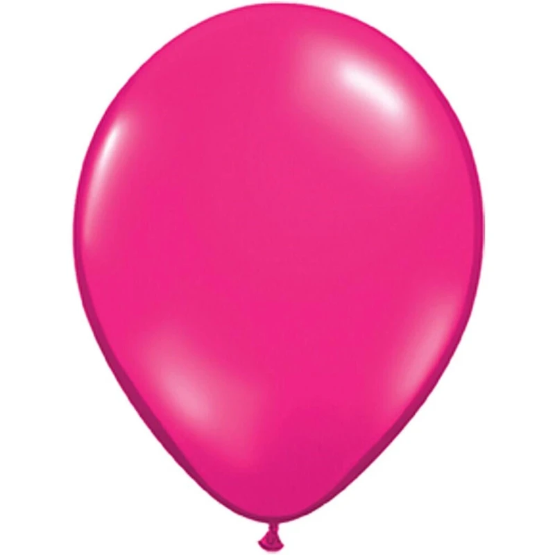 JAM Paper 12" Magenta Latex Party Balloons, 12ct.