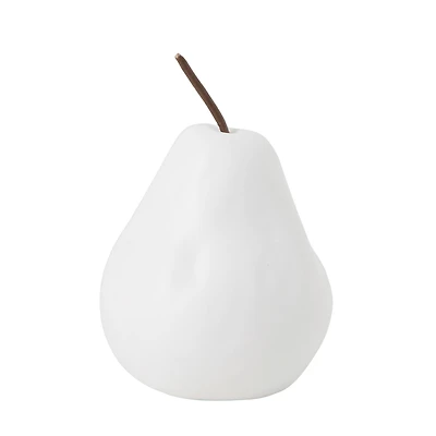 Hello Honey® 5" Decorative White Stoneware Pear