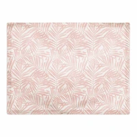 Blush Palm Pattern Cotton Twill Placemat
