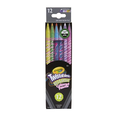 Crayola® Twistables™ Bold & Bright Colored Pencils, 12ct.