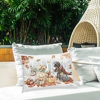 Stupell Industries Autumn Fun Dogs Outdoor Printed Pillow