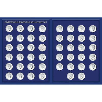 JFK Half Dollar Collection in Deluxe Portfolio