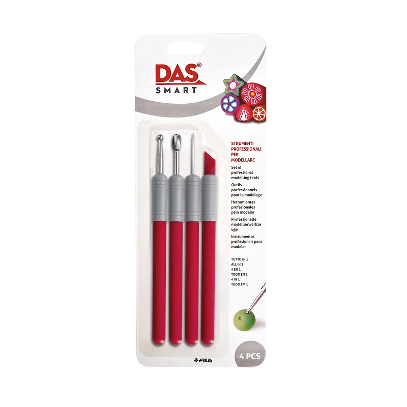 DAS® Smart 4-Piece Professional Clay Tool Set
