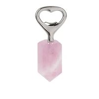 Bottle Opener with Rose Quartz