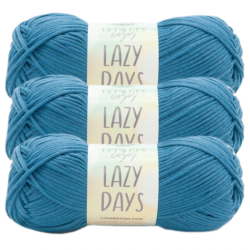 3 Pack Lion Brand® Lazy Days Yarn